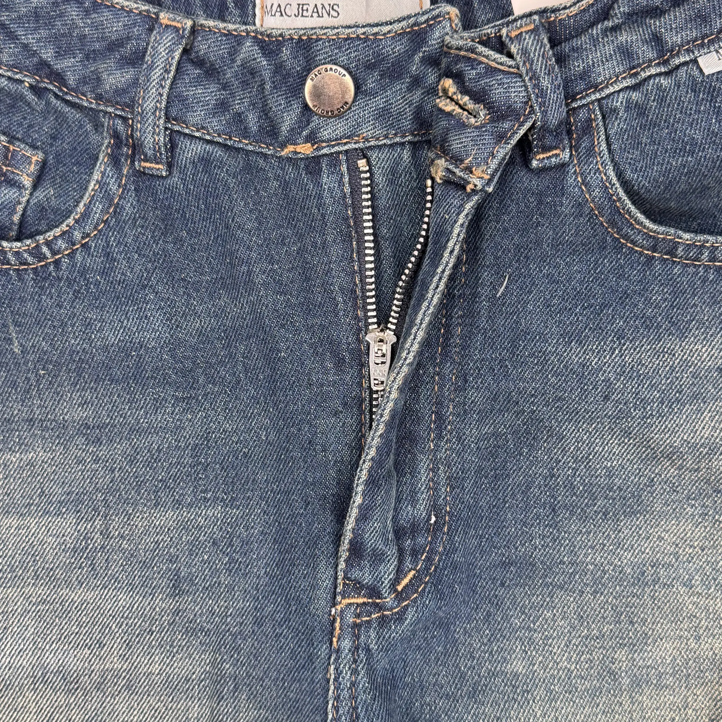 شلوار جین شافل زنانه قد 90 کمر ساده OldSchol