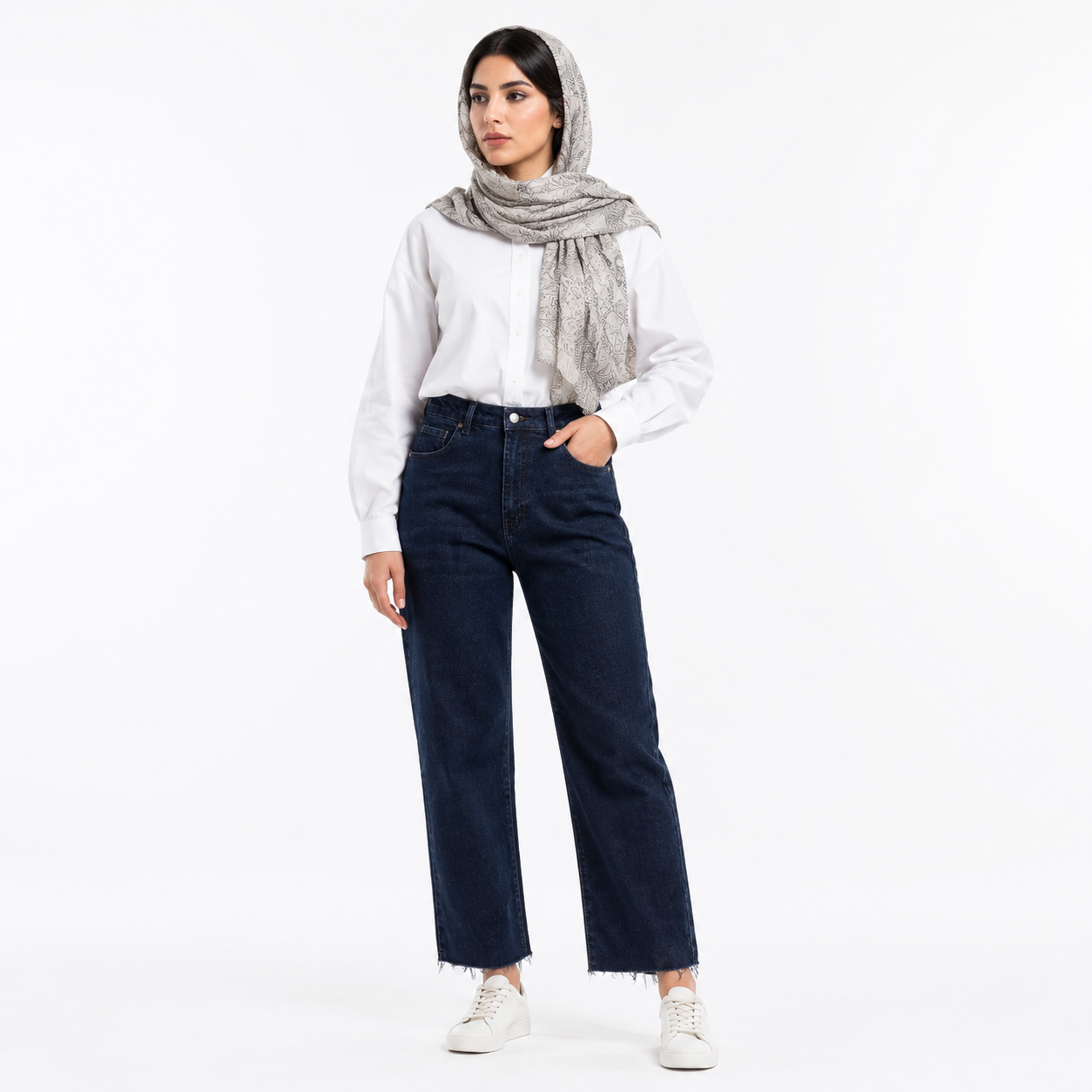 شلوار جین واید استریت زنانه 