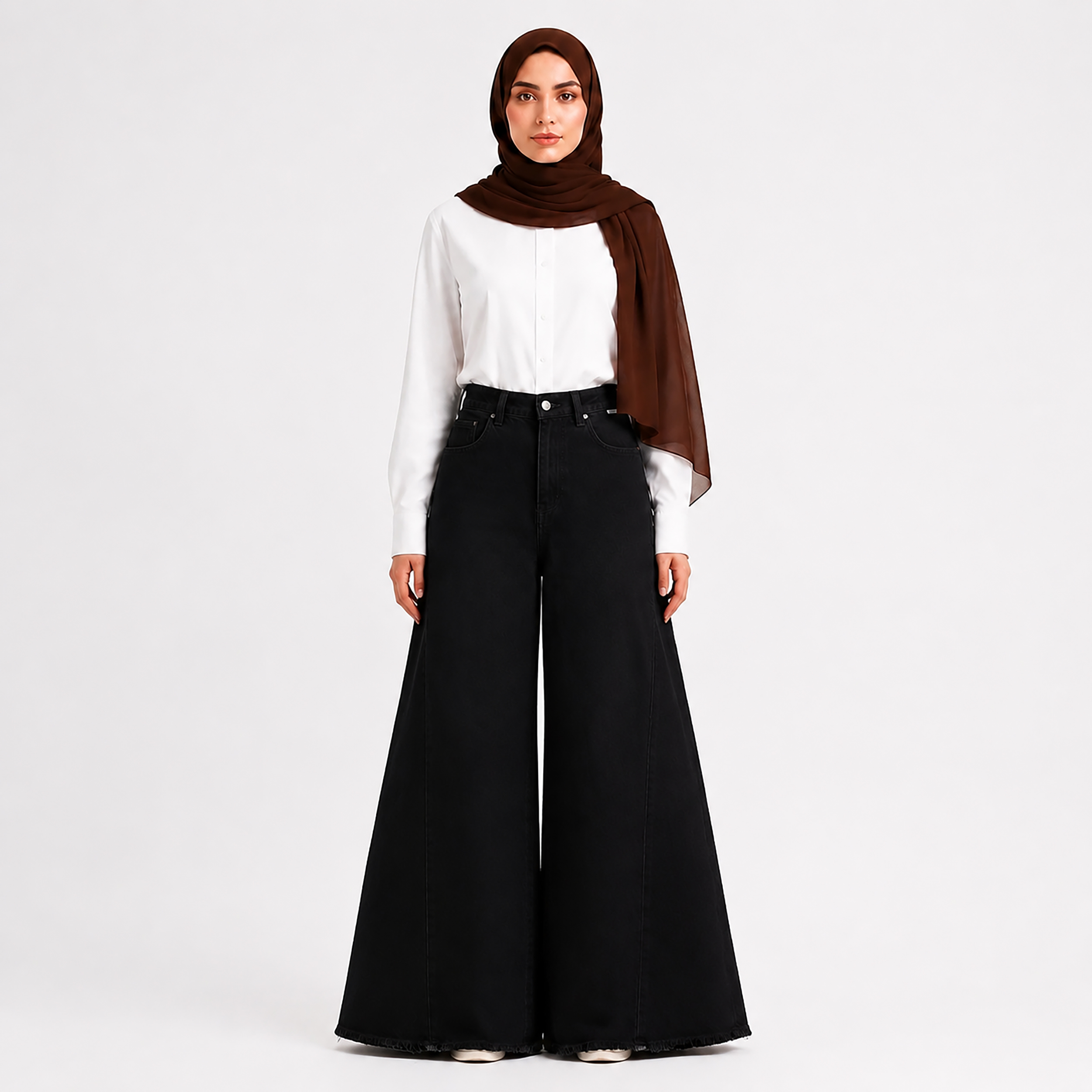 شلوار جین شافل زنانه
