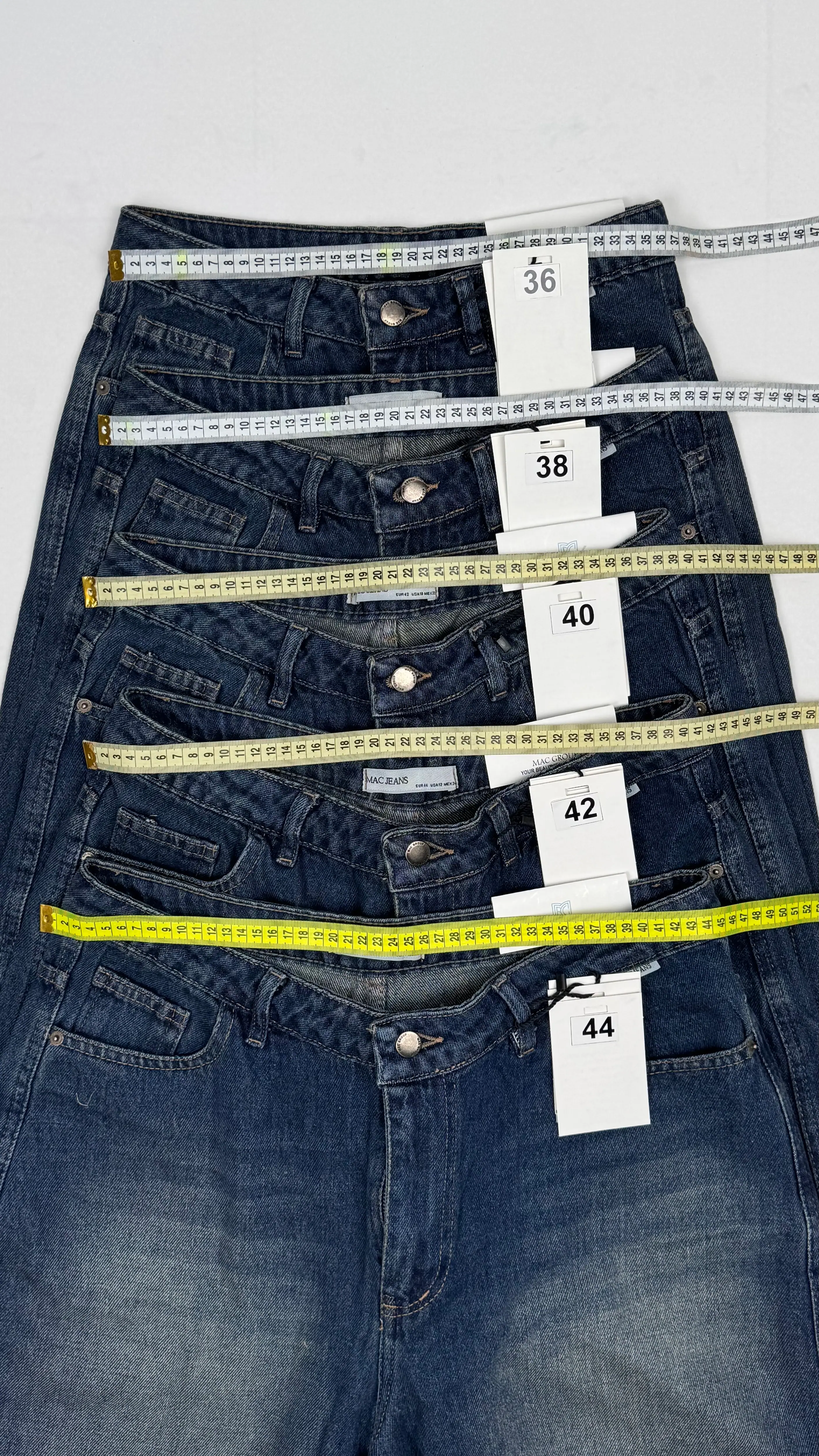 شلوار جین شافل زنانه قد 90 کمر ساده OldSchol