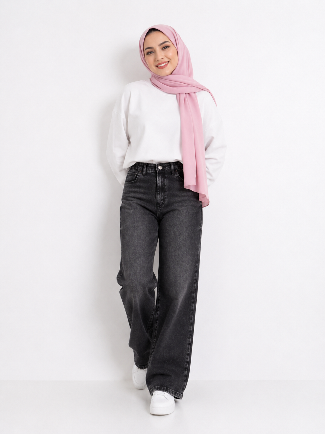 شلوار جین واید زنانه