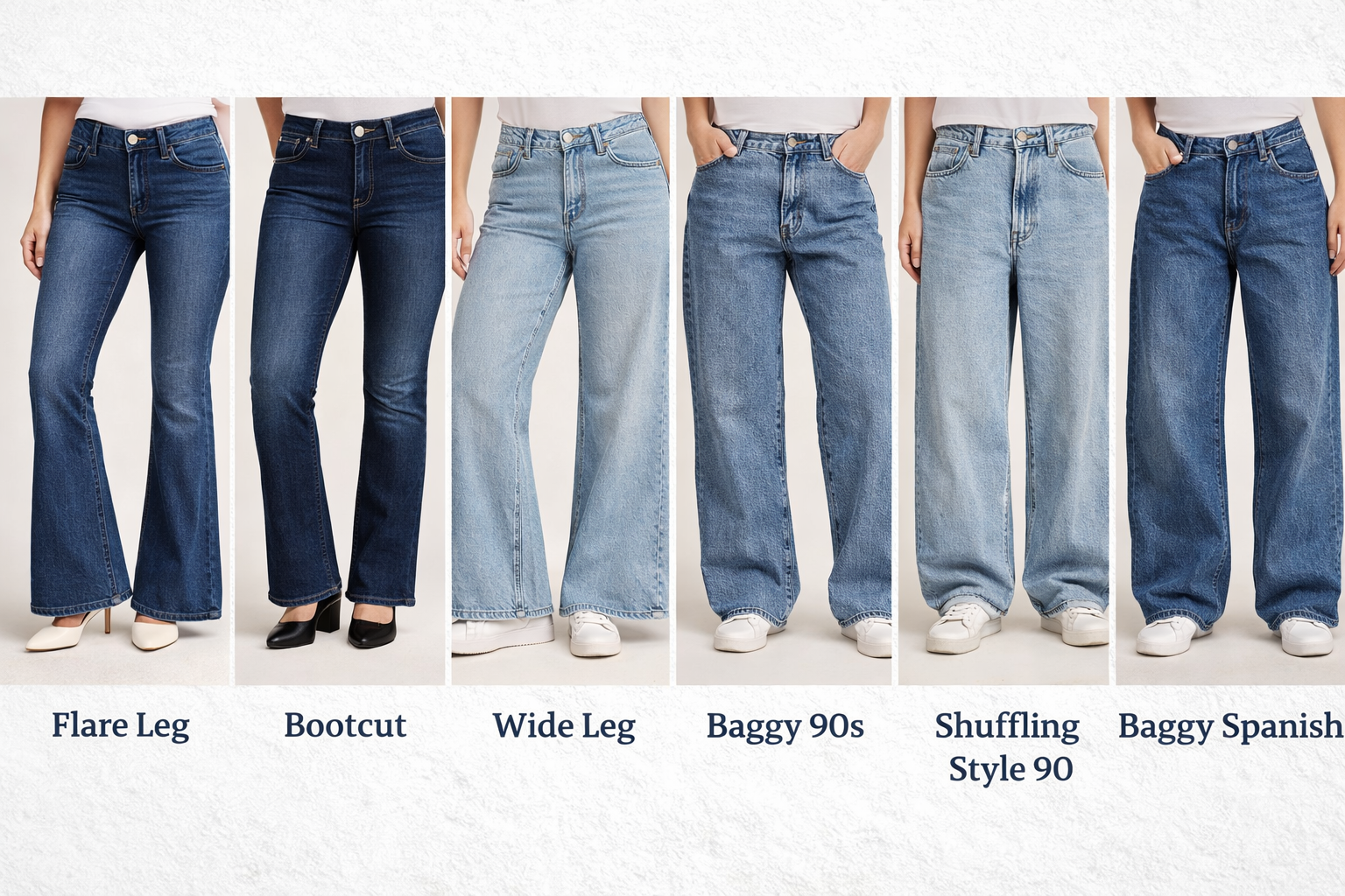 انواع شلوار جین