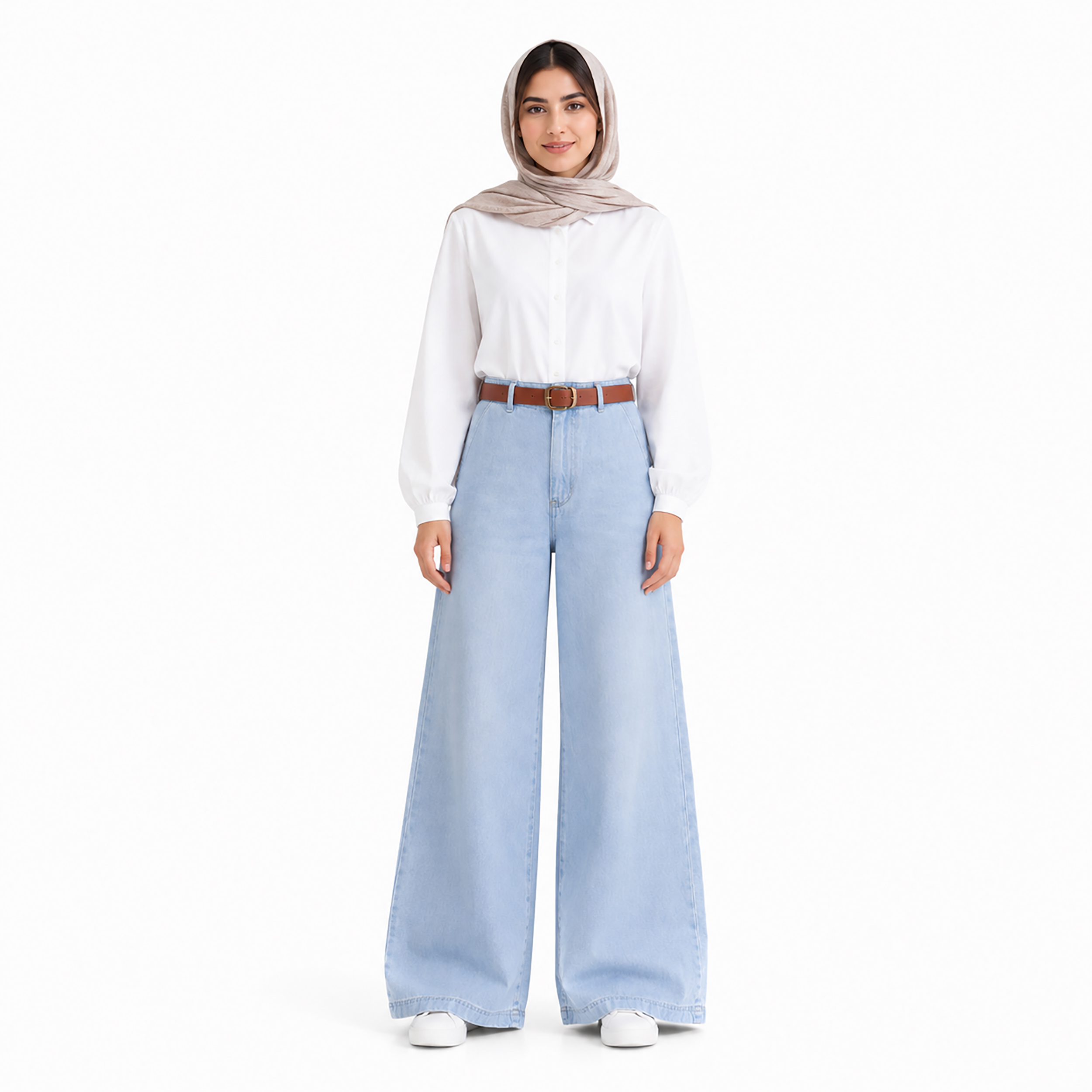 شلوار جین واید لگ زنانه