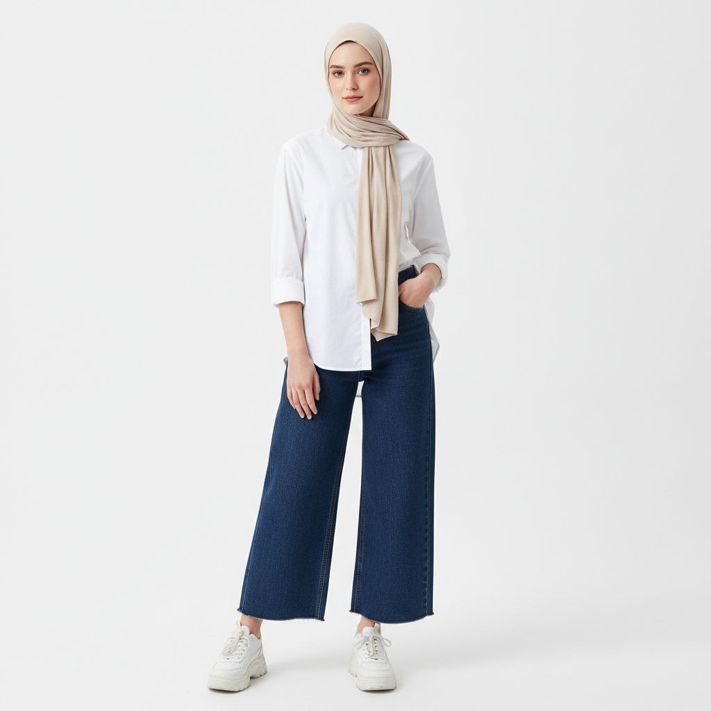 شلوار جین واید استریت زنانه