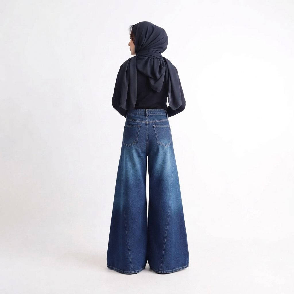شلوار جین شافل زنانه