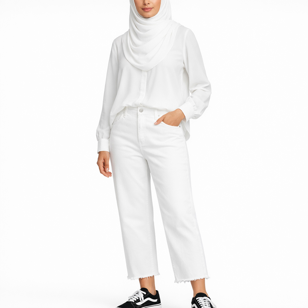 شلوار جین واید استریت زنانه 