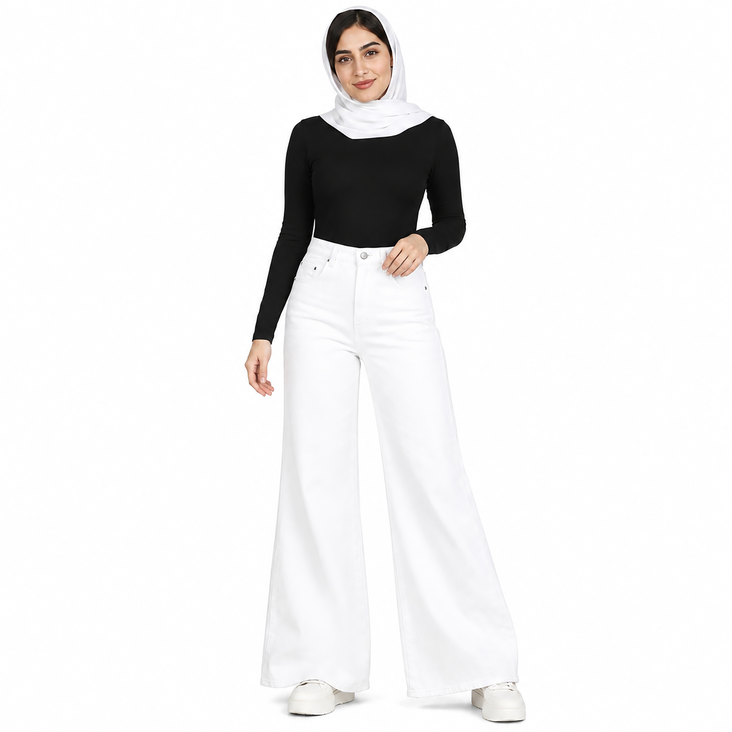 شلوار جین فلر بگ زنانه 
