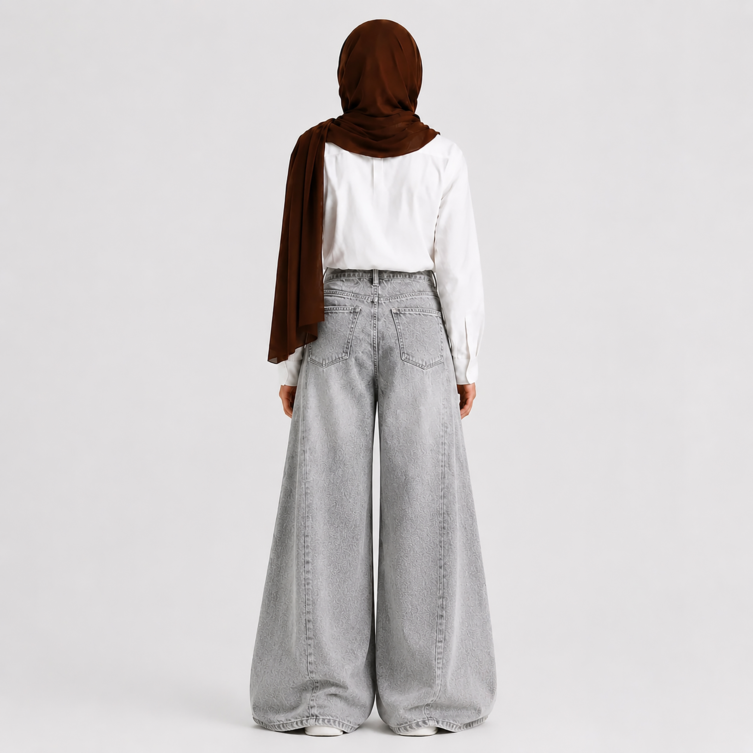شلوار جین شافل زنانه 