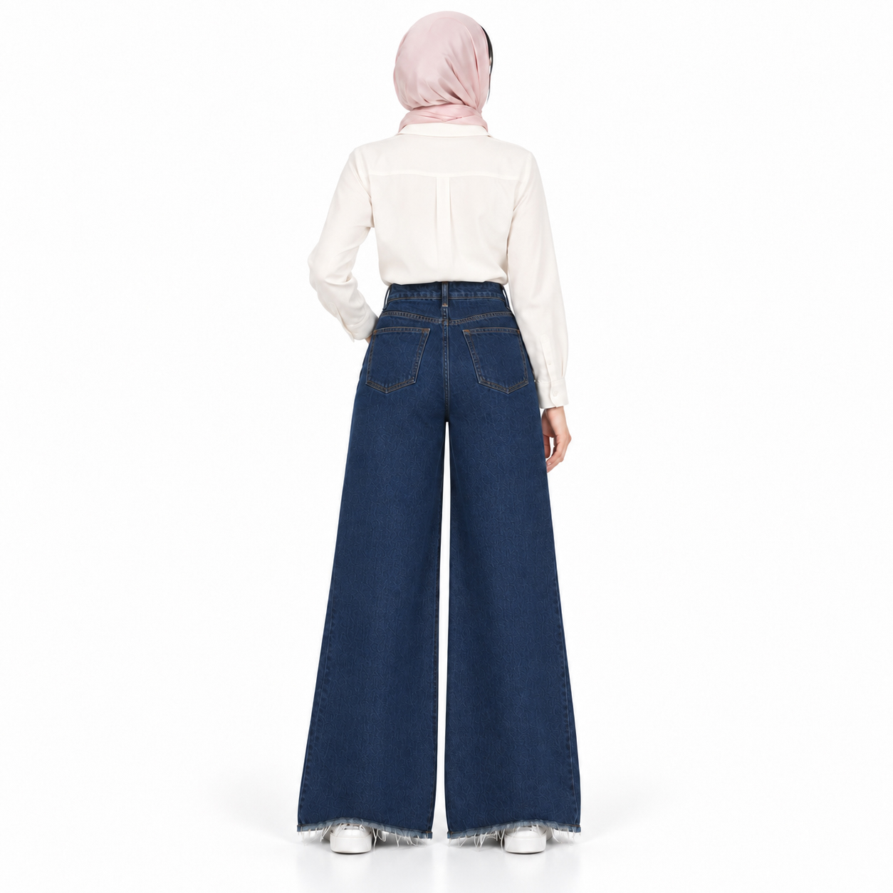 4شلوار جین فلر بگ زنانه 