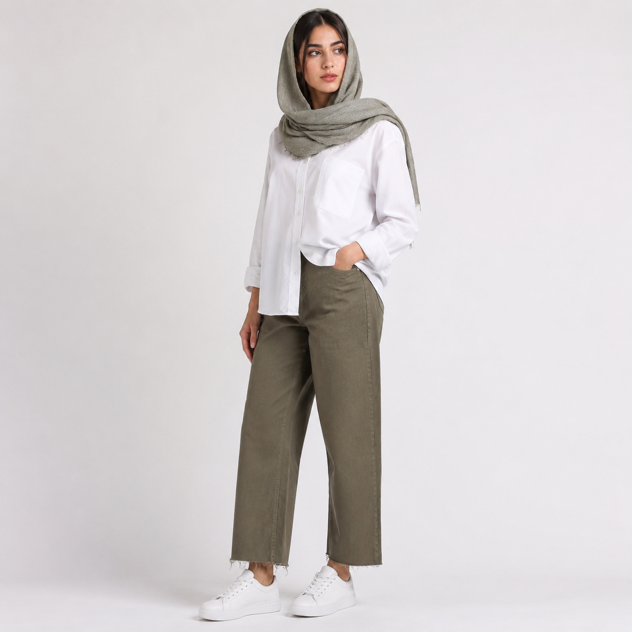 شلوار جین واید استریت زنانه 