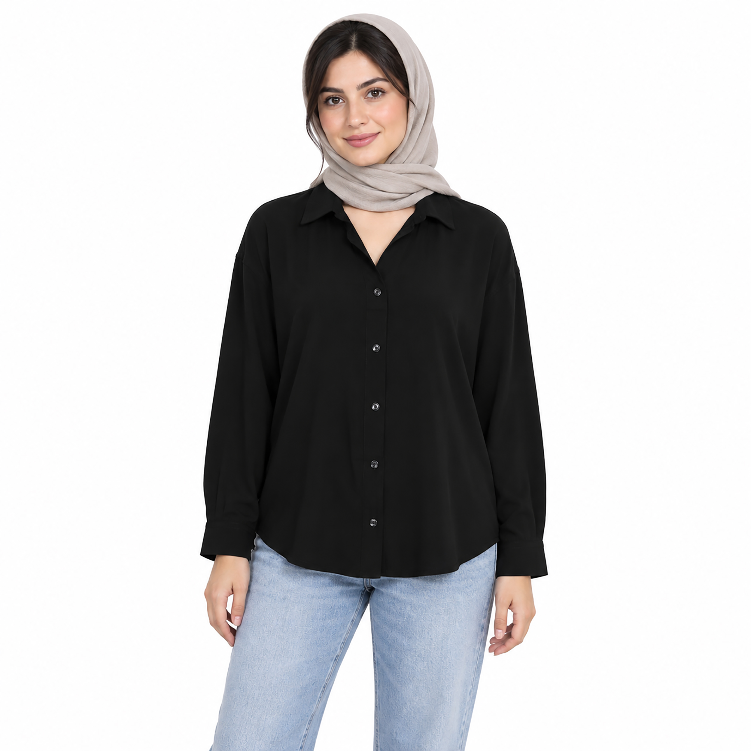 شومیز مدال آستین بلند زنانه