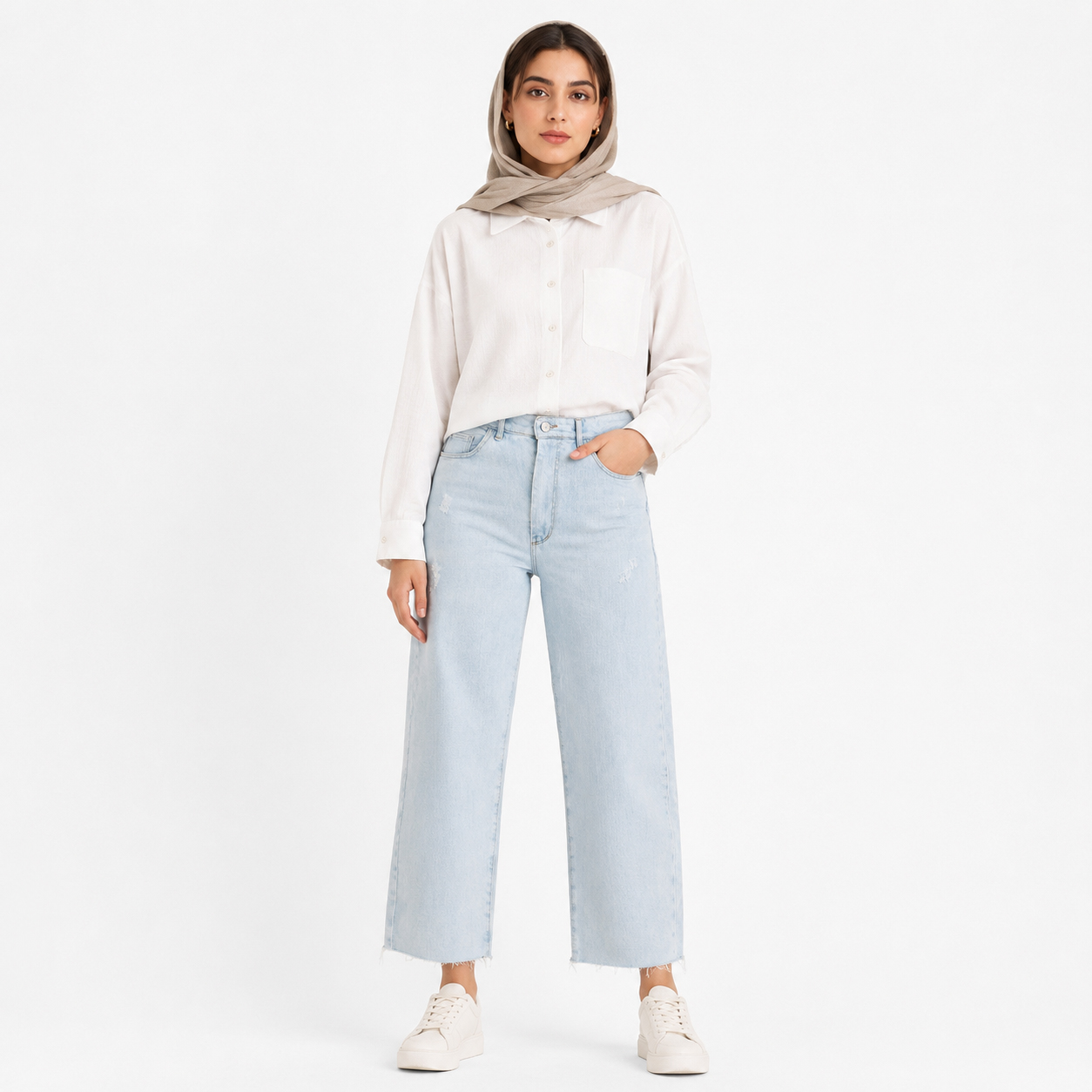 شلوار جین واید استریت زنانه