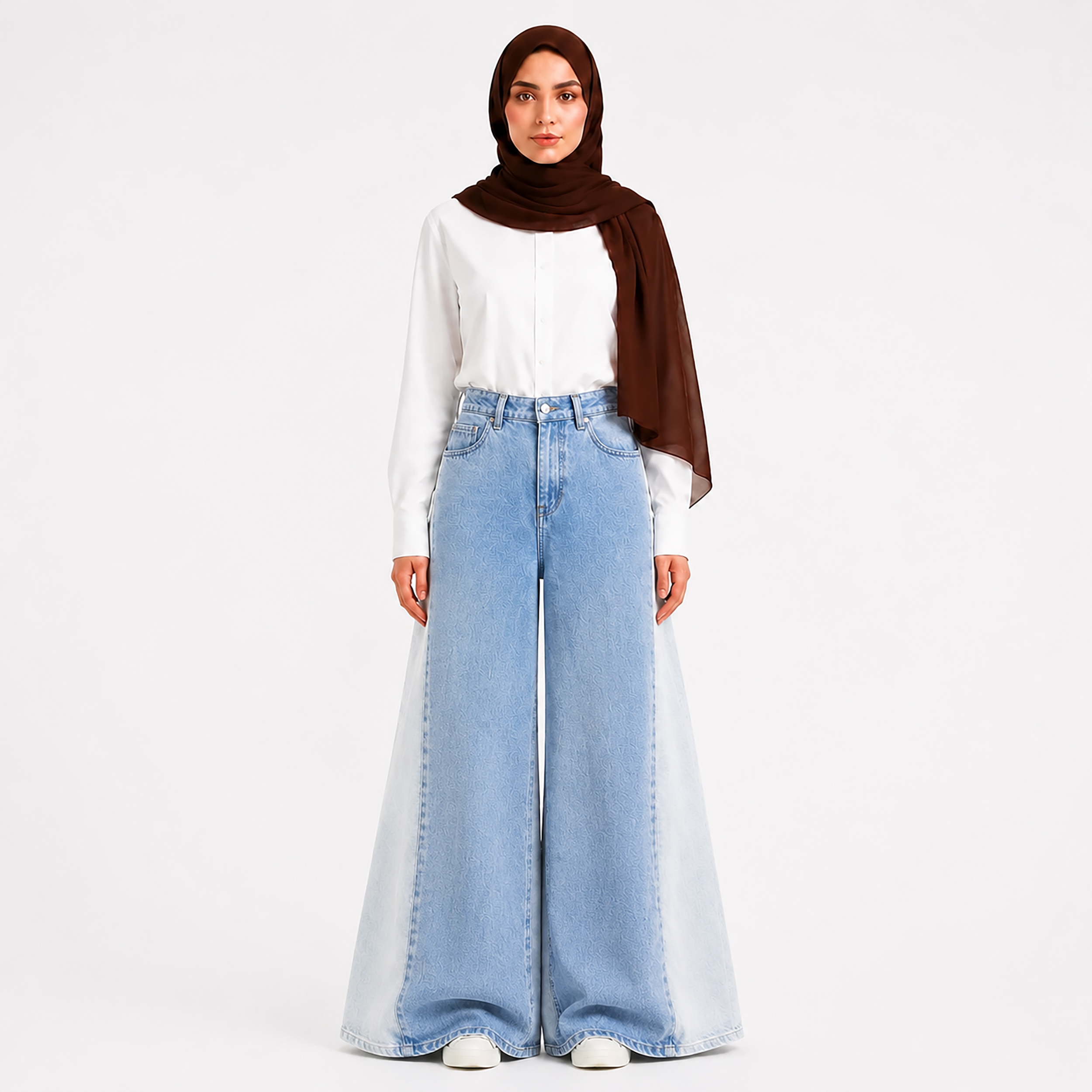 شلوار جین شافل زنانه