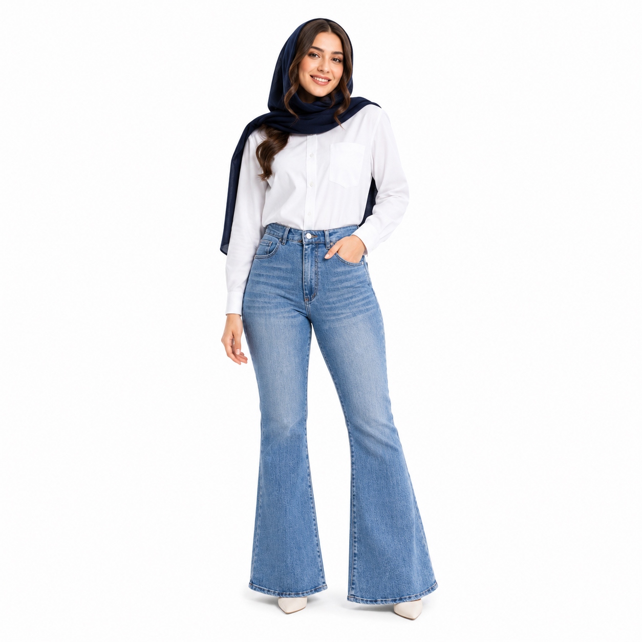 شلوار جین دمپا زنانه 