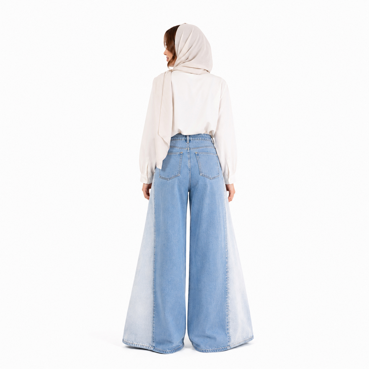 شلوار جین شافل زنانه