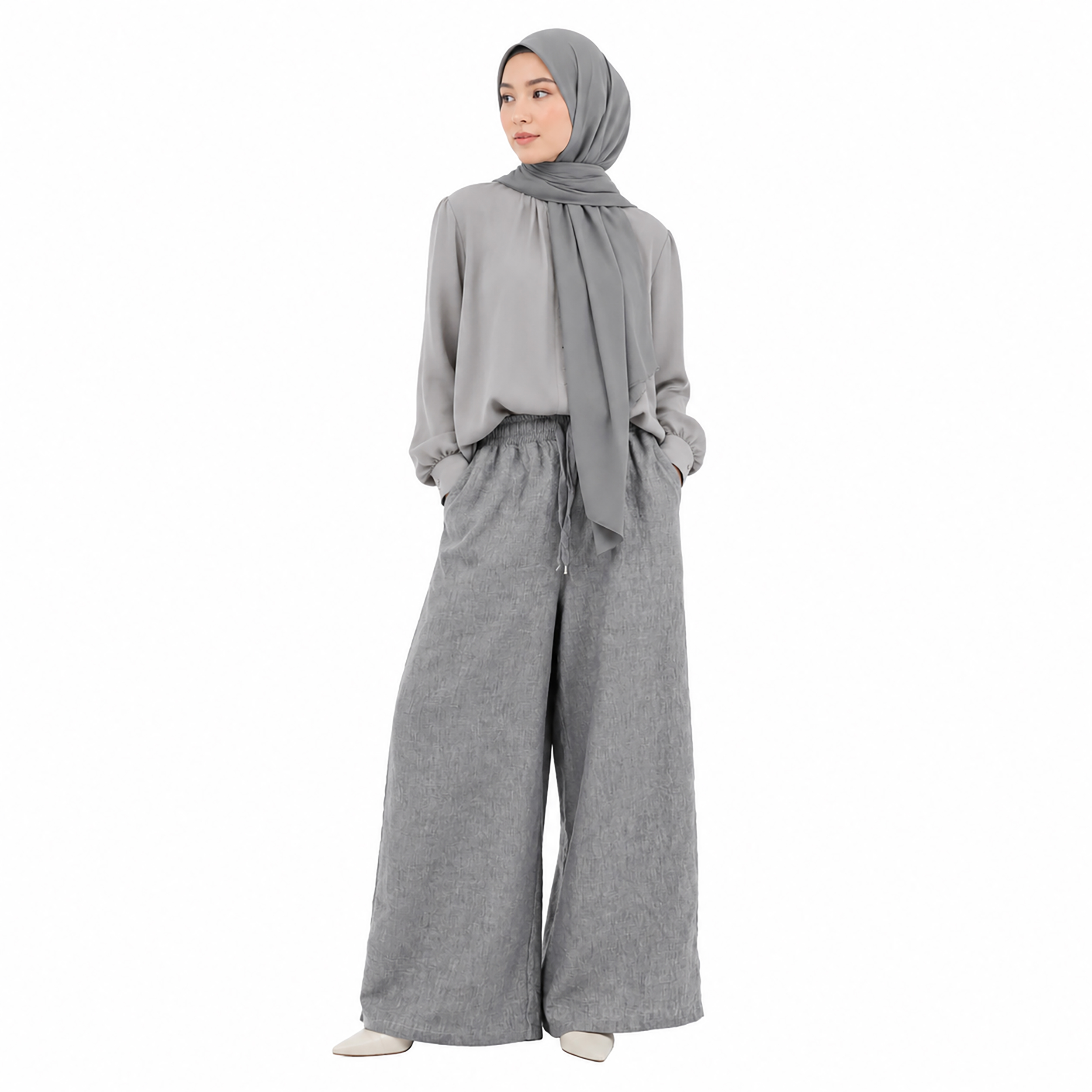 شلوار لیننLazy فول بگ زنانه