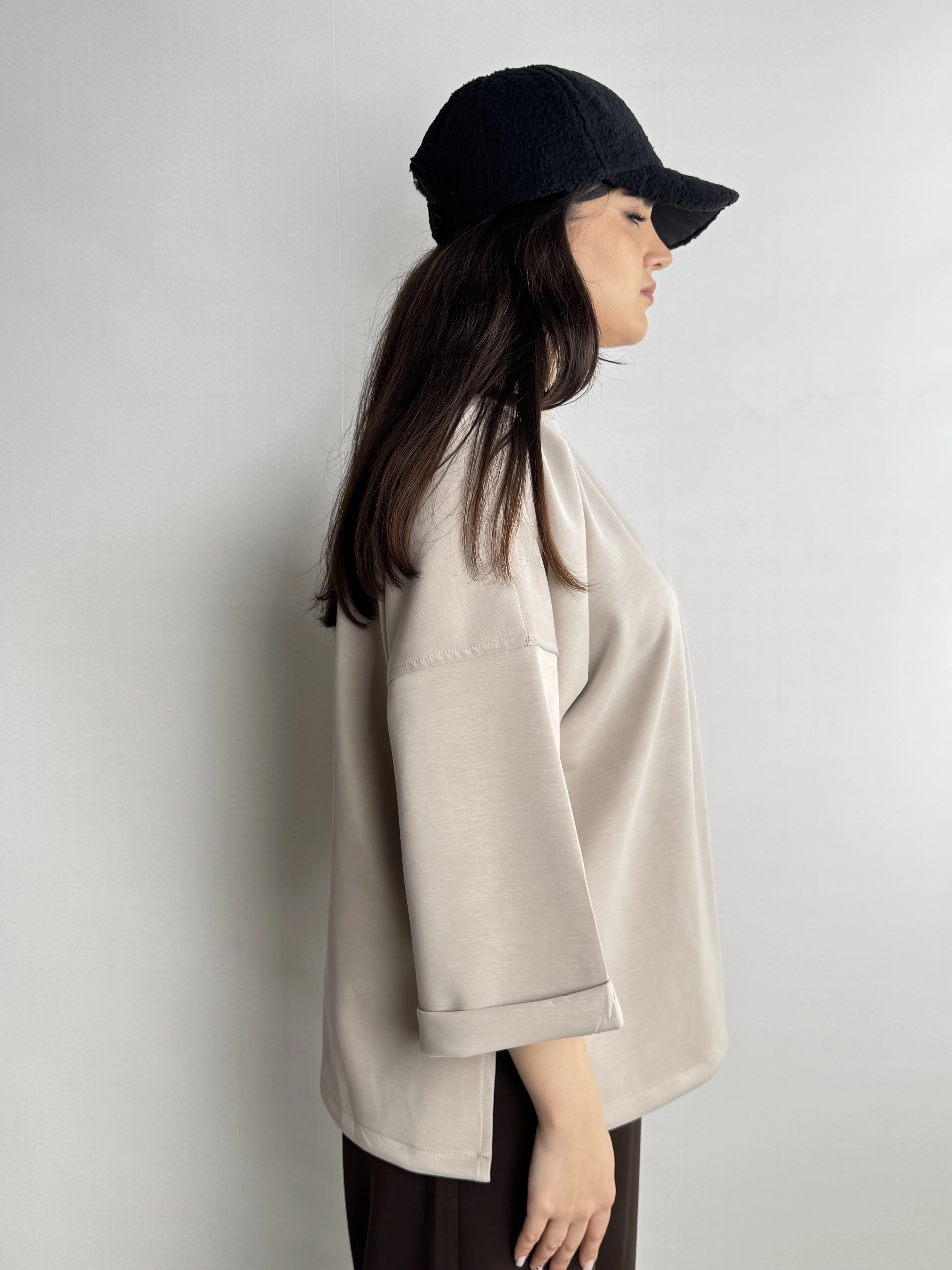 تیشرت زنانه اویشو Oysho کرمی