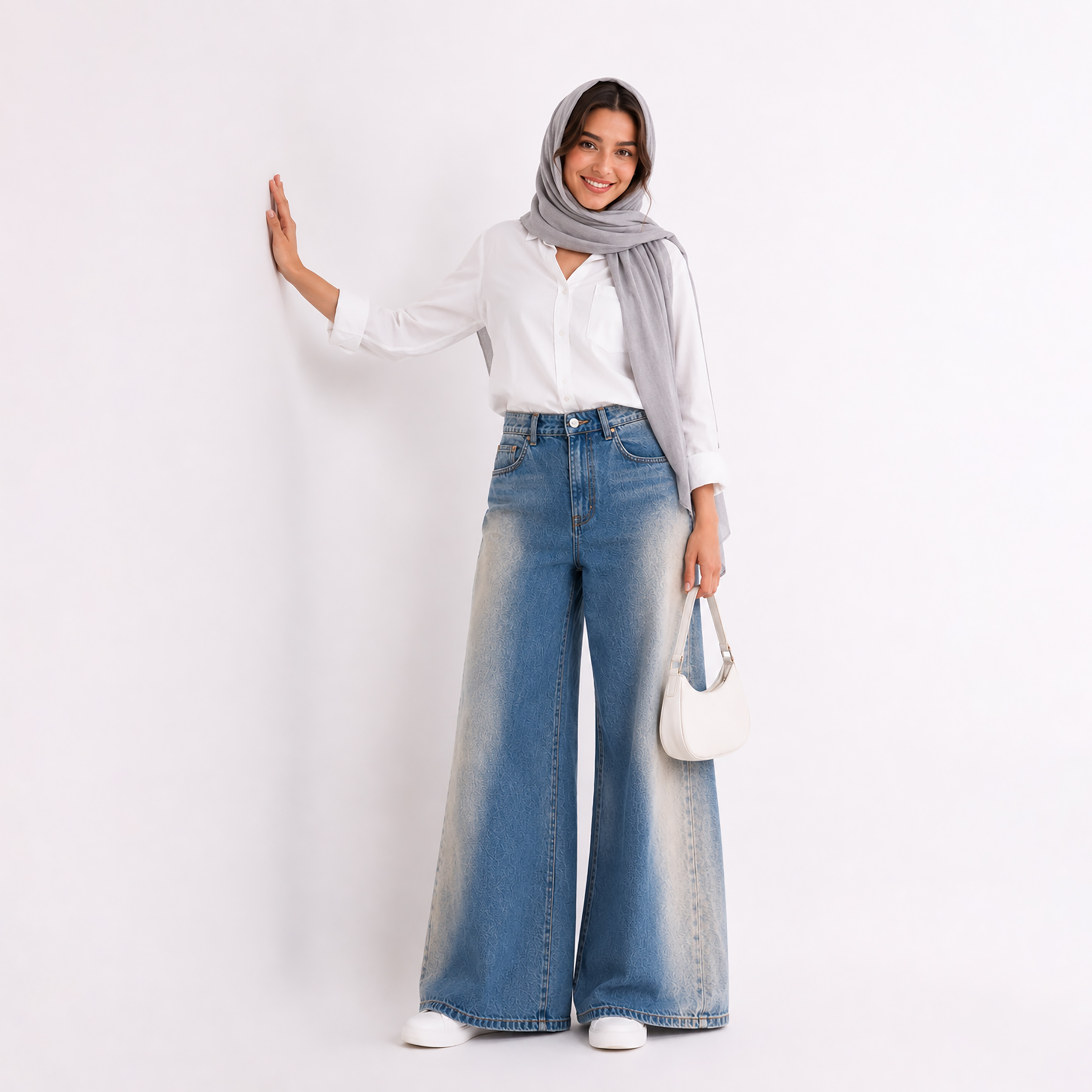 شلوار جین فلر بگ زنانه