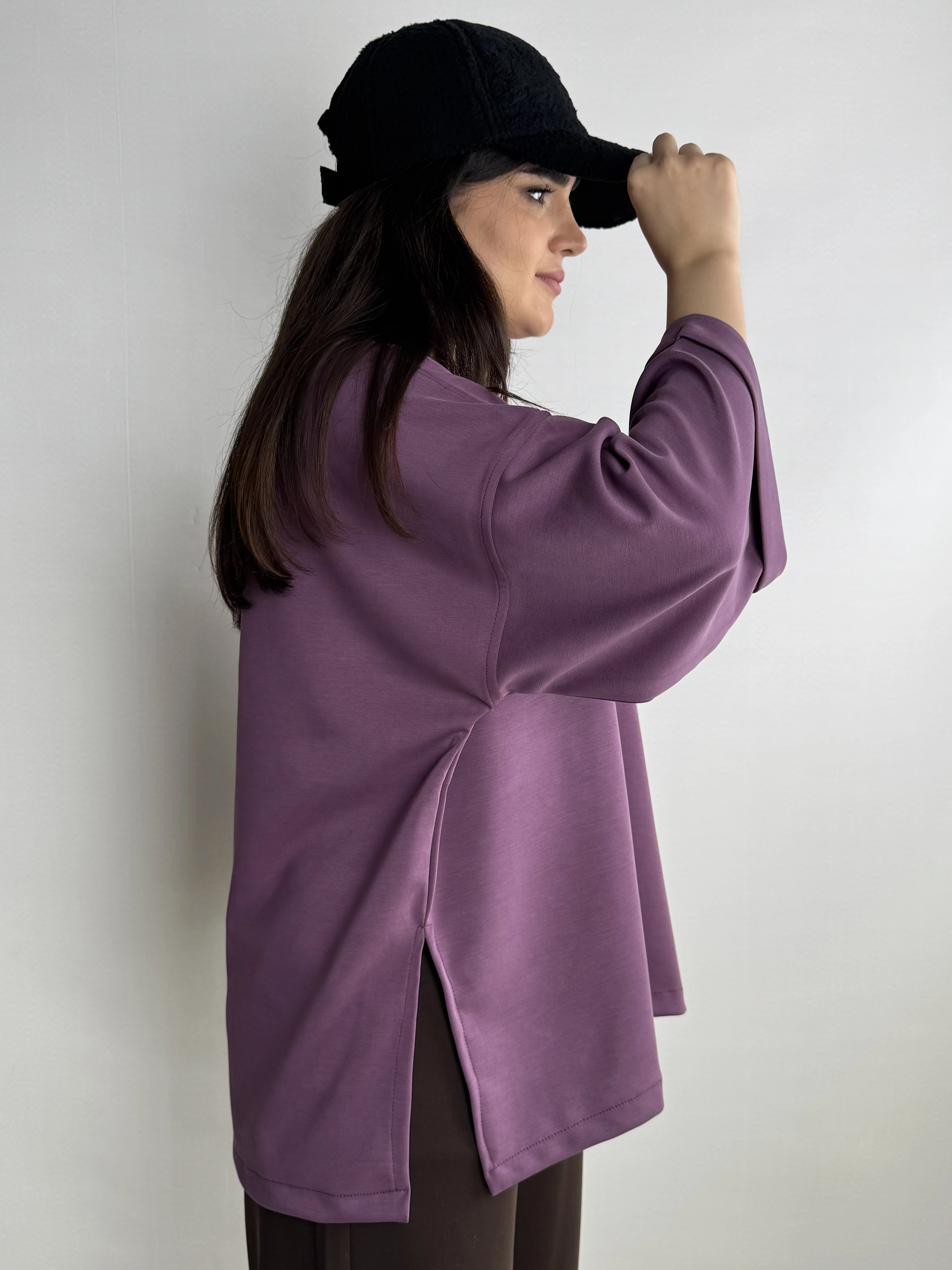 تیشرت زنانه اویشو Oysho بنفش