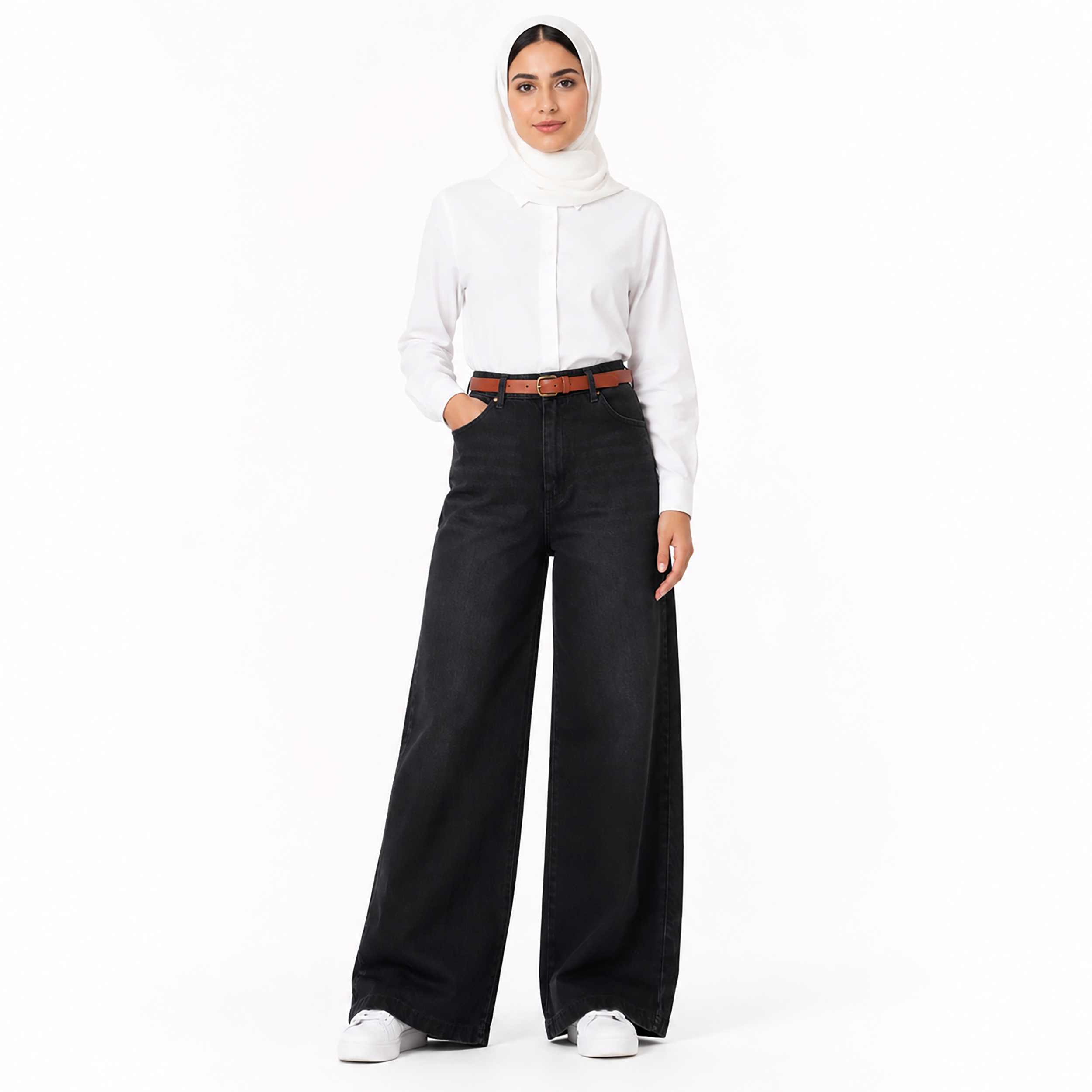 شلوار جین واید لگ زنانه