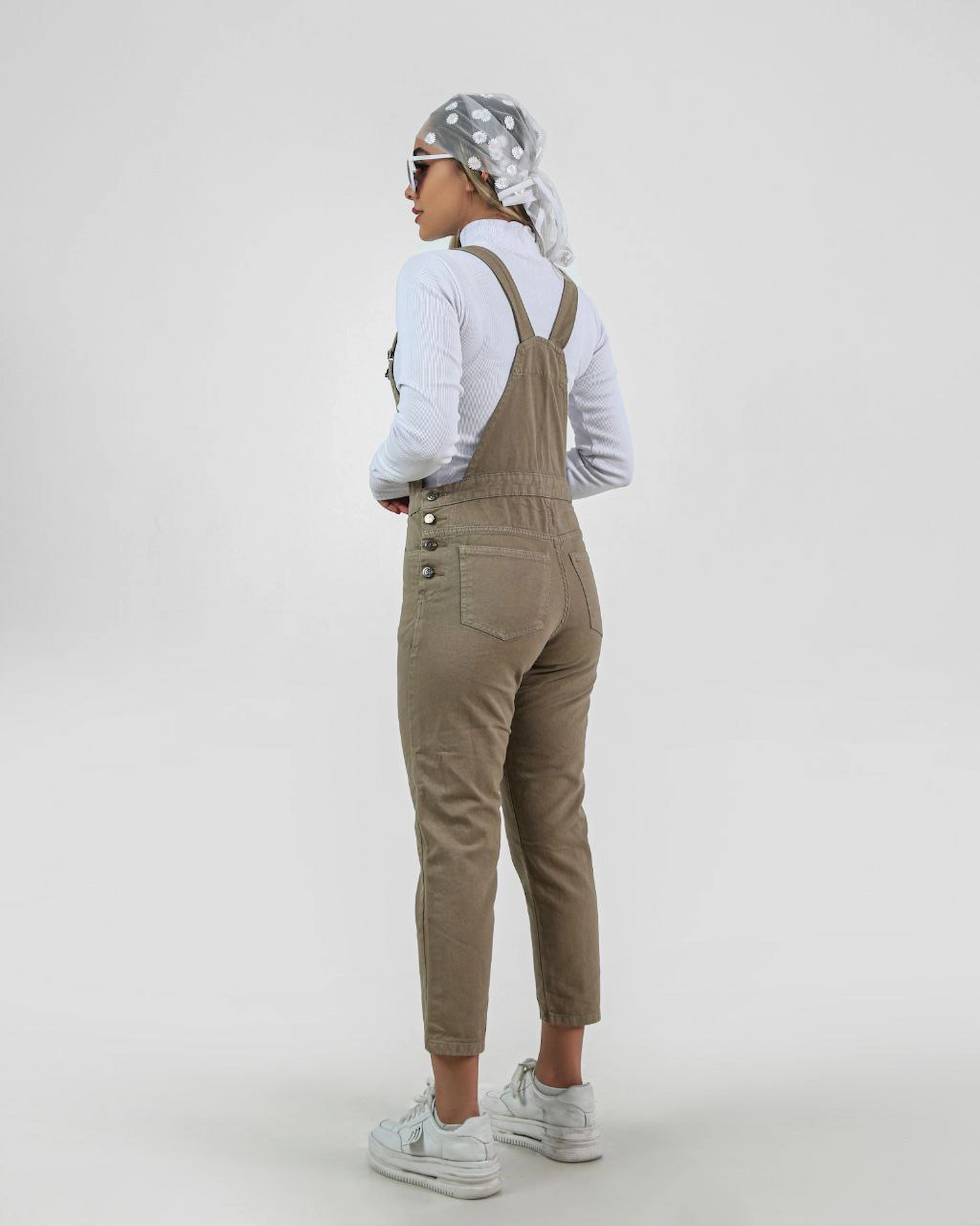 بیلر کتان مام زنانه و دخترانه قد 90