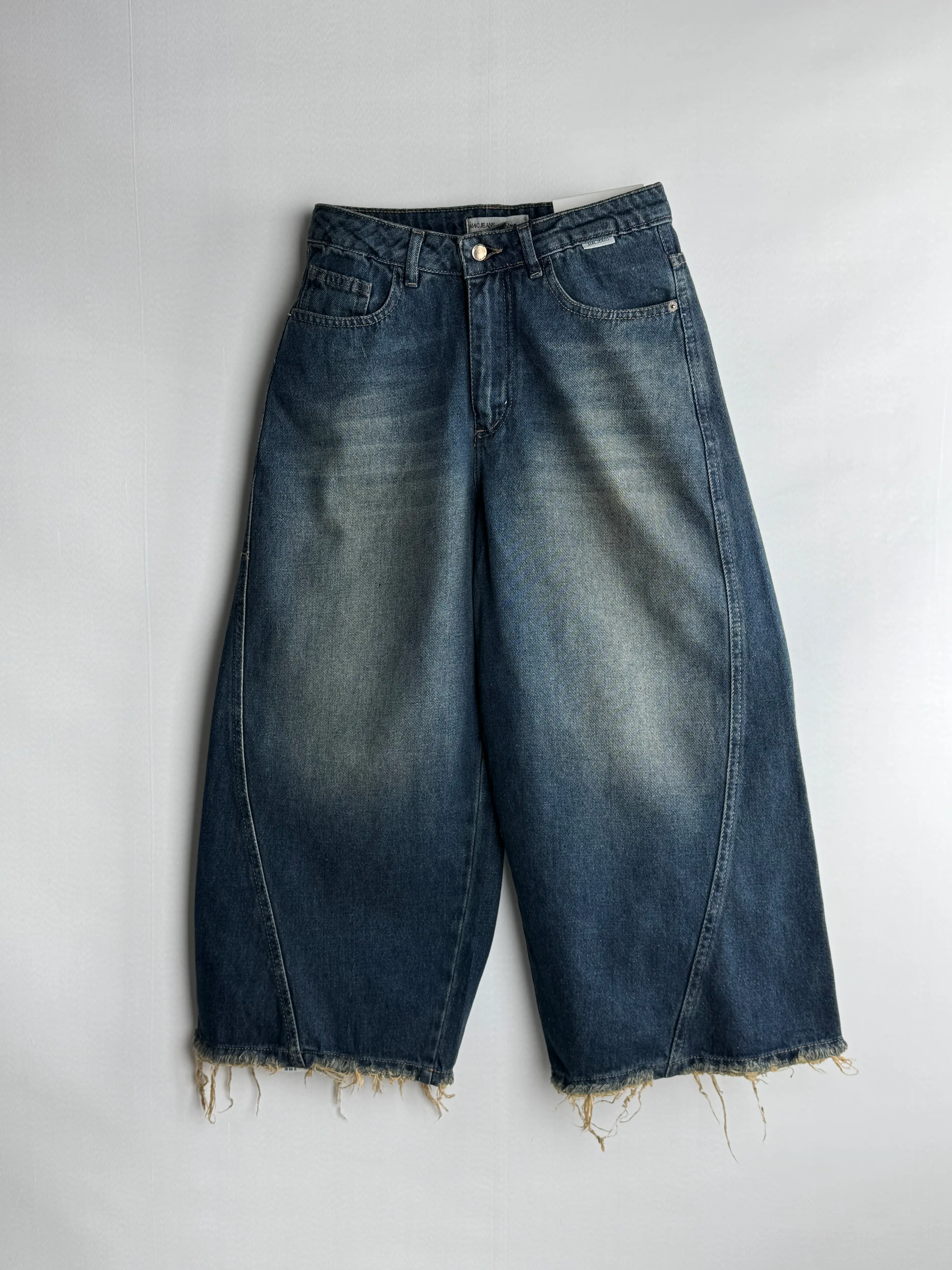 شلوار جین شافل زنانه قد 90 کمر ساده OldSchol