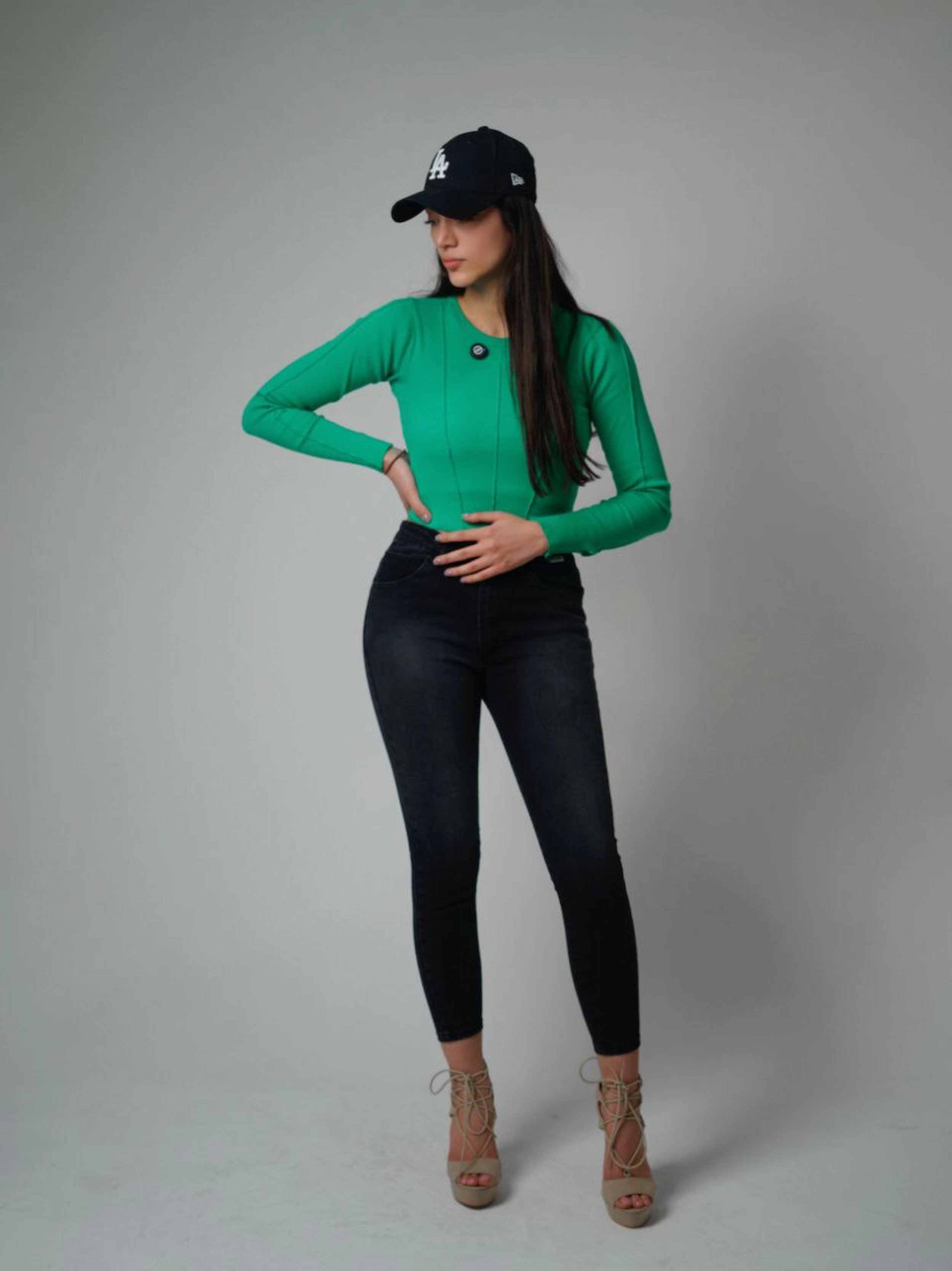 شلوار جین جذب زنانه قد ۹۰ کمر ساده