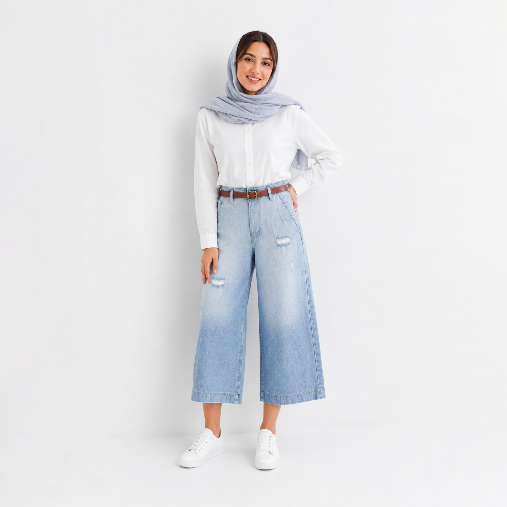 شلوار جین واید لگ زنانه