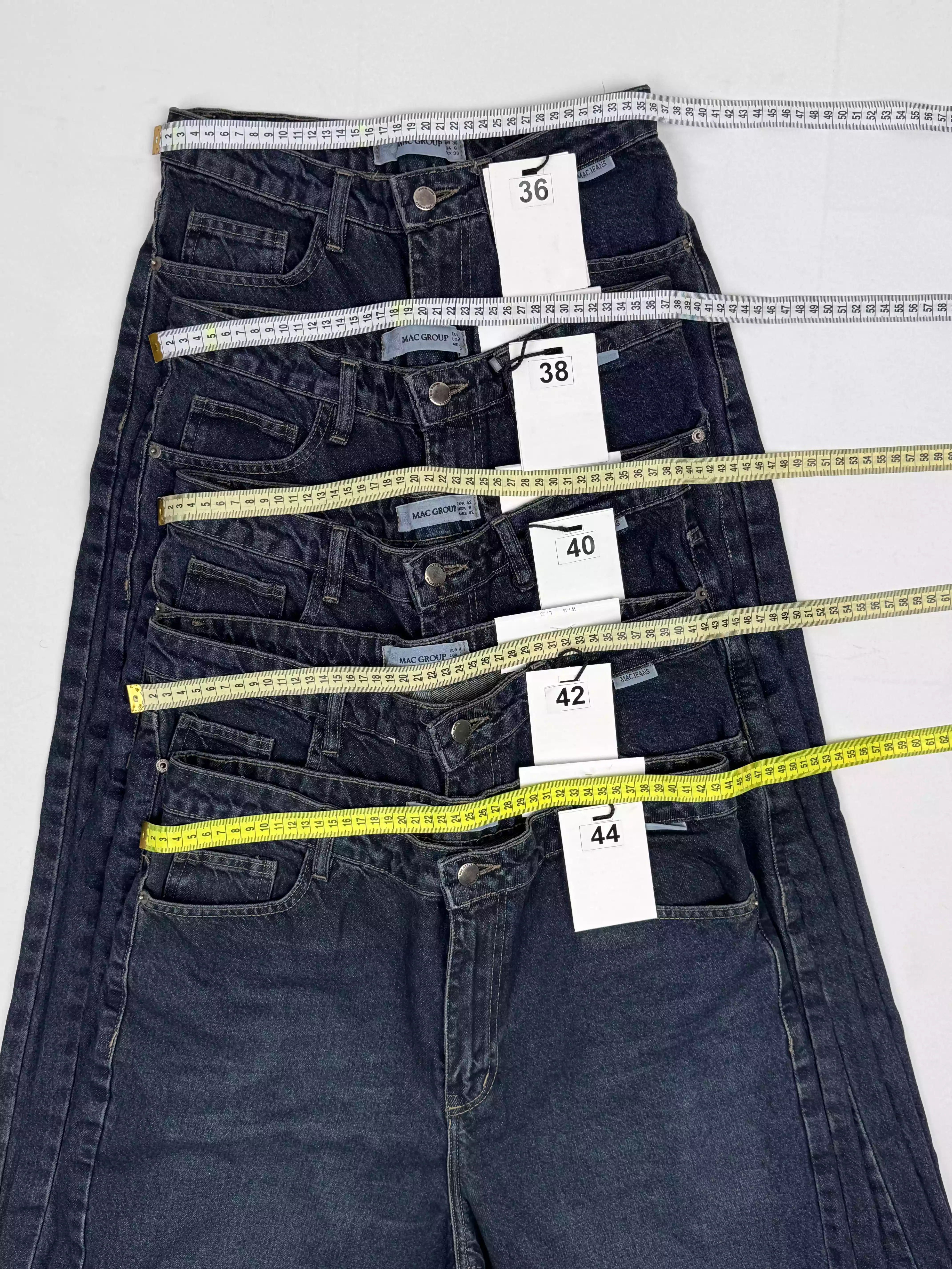 شلوار جین فلر بگ زنانه کمر ساده 