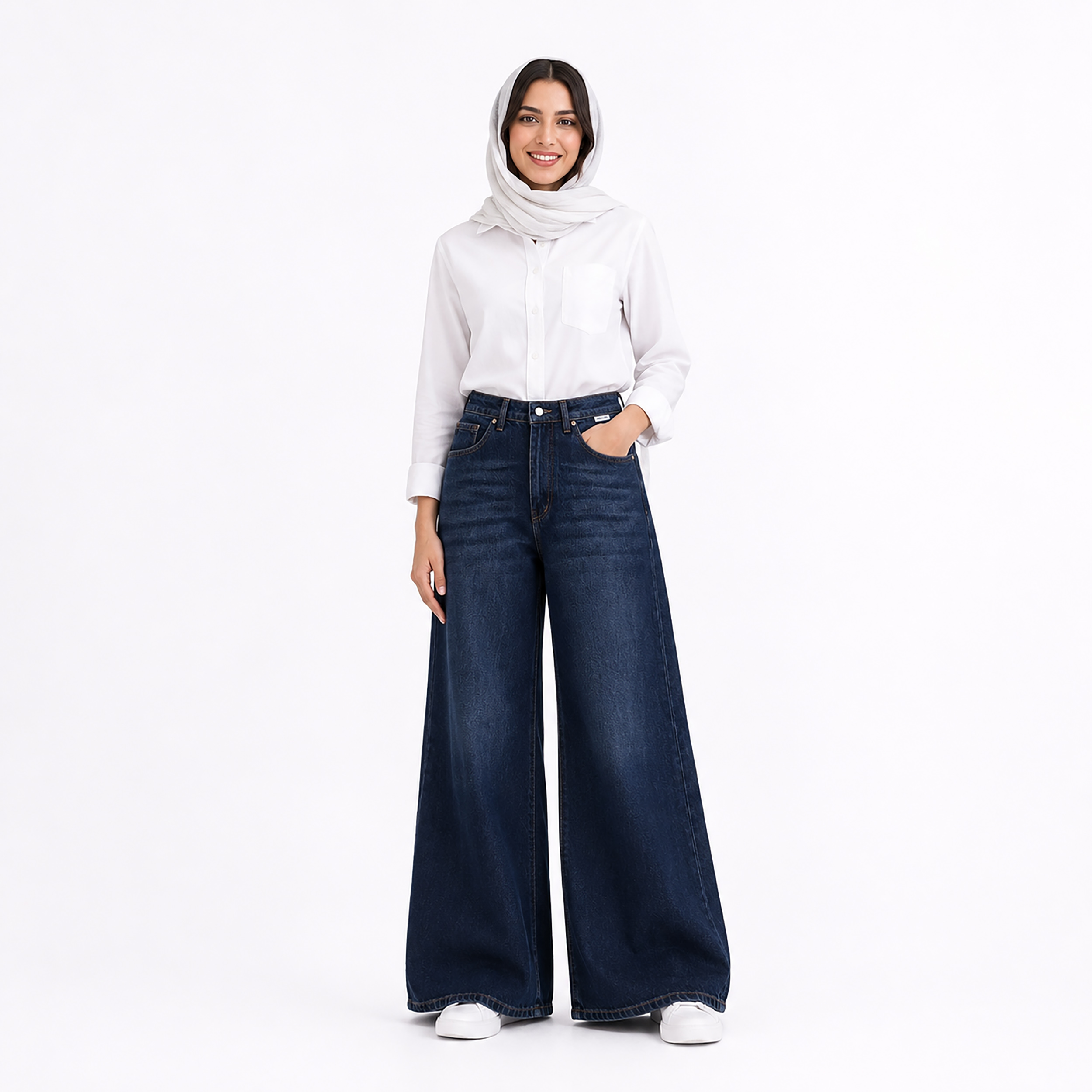 شلوار جین فلر بگ زنانه