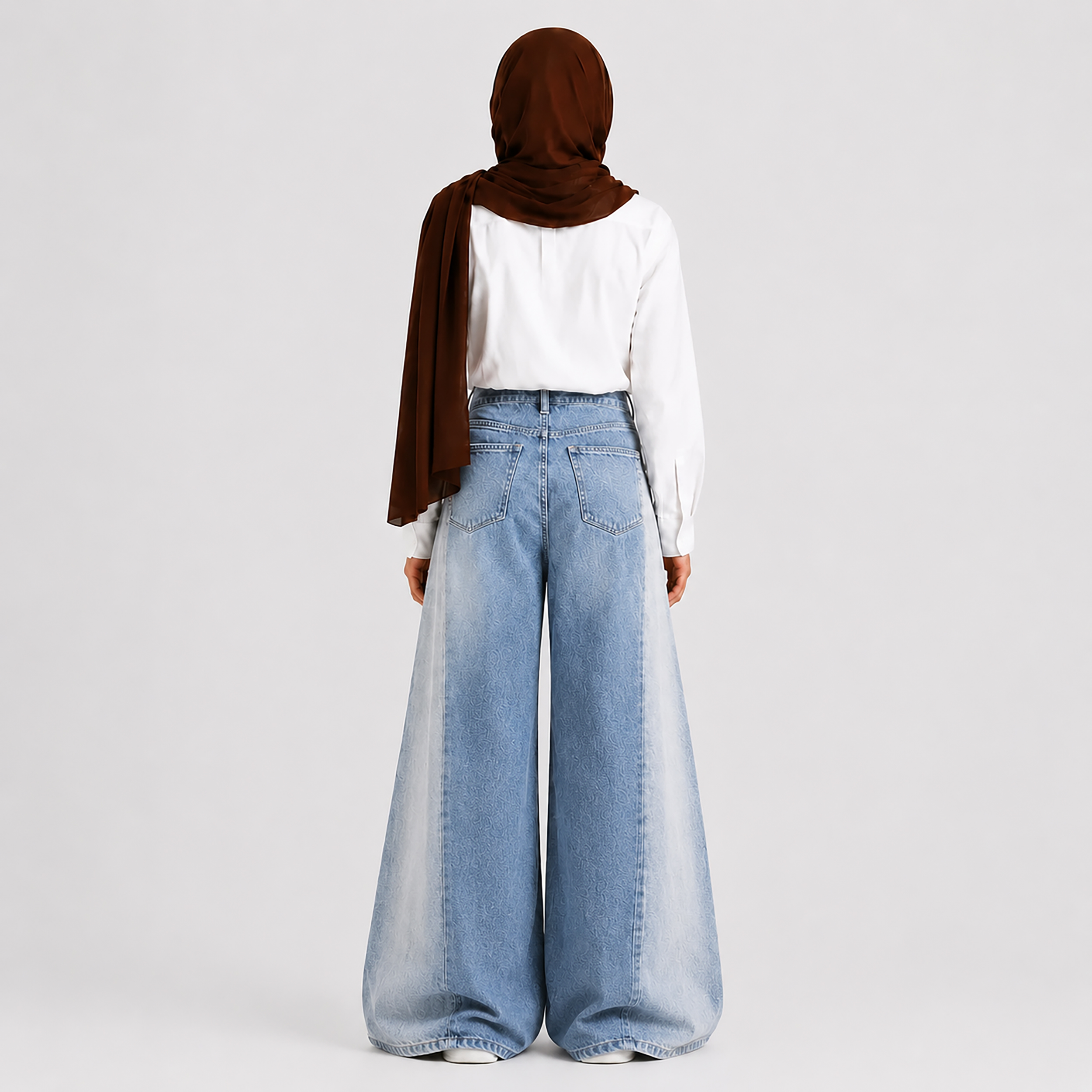 شلوار جین شافل زنانه