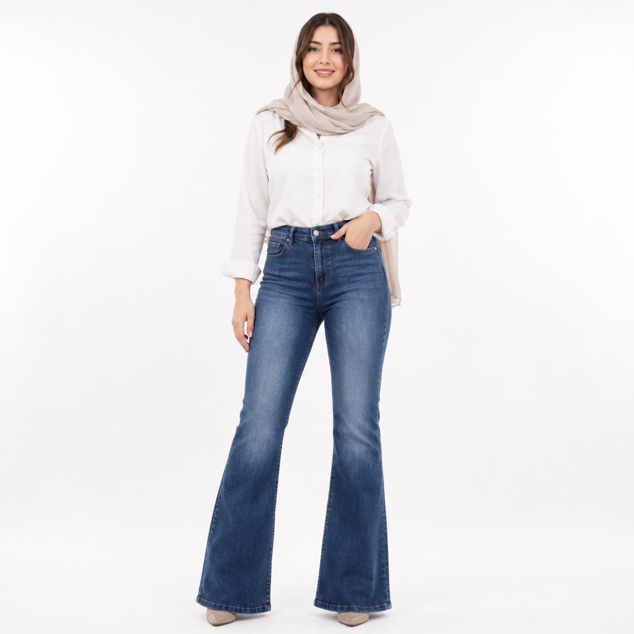 شلوار جین دمپا زنانه 