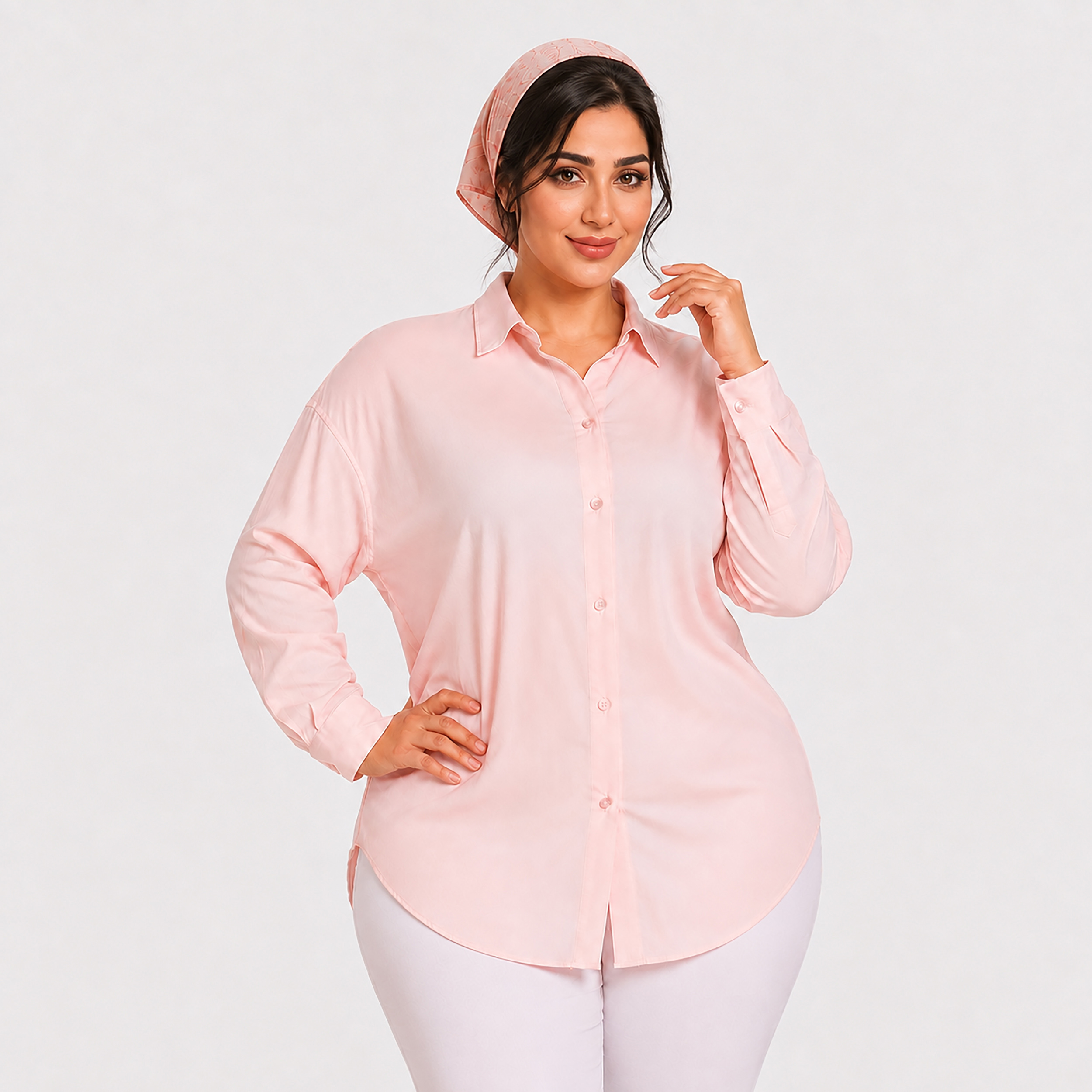 شومیز سیلک زنانه سایز بزرگ 