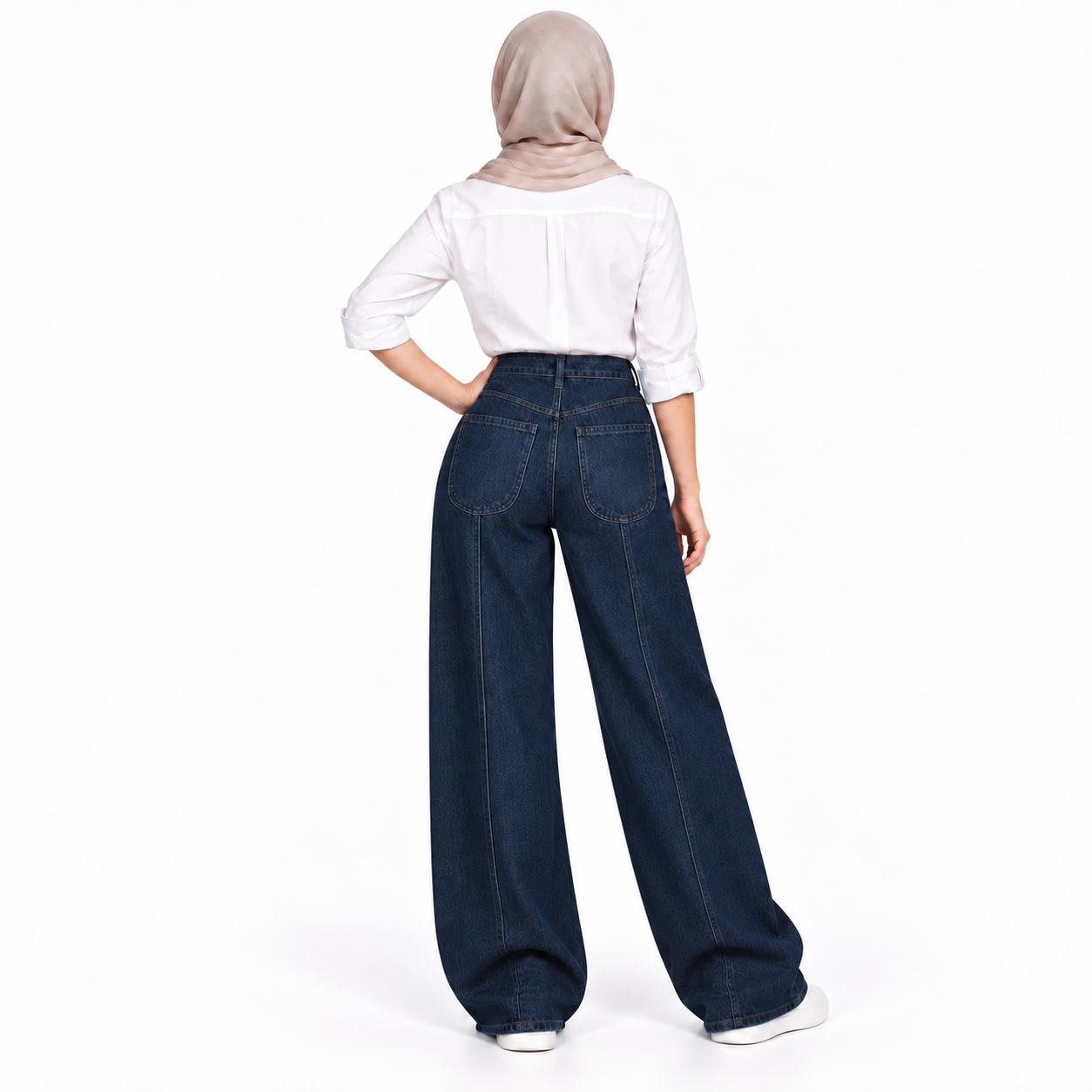 شلوار جین جدید تن کات زنانه LV