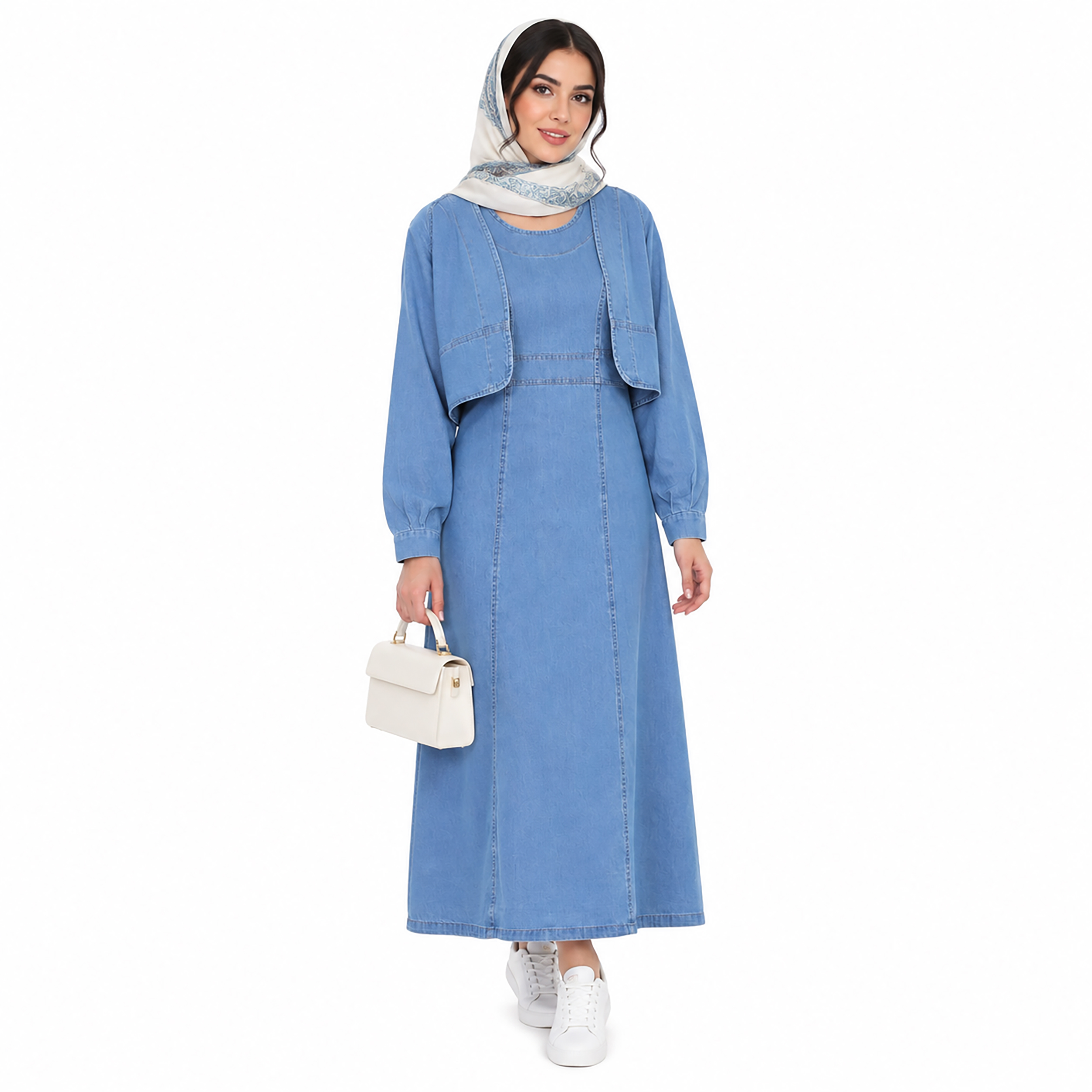 کت سارافون ساحلی جین زنانه 