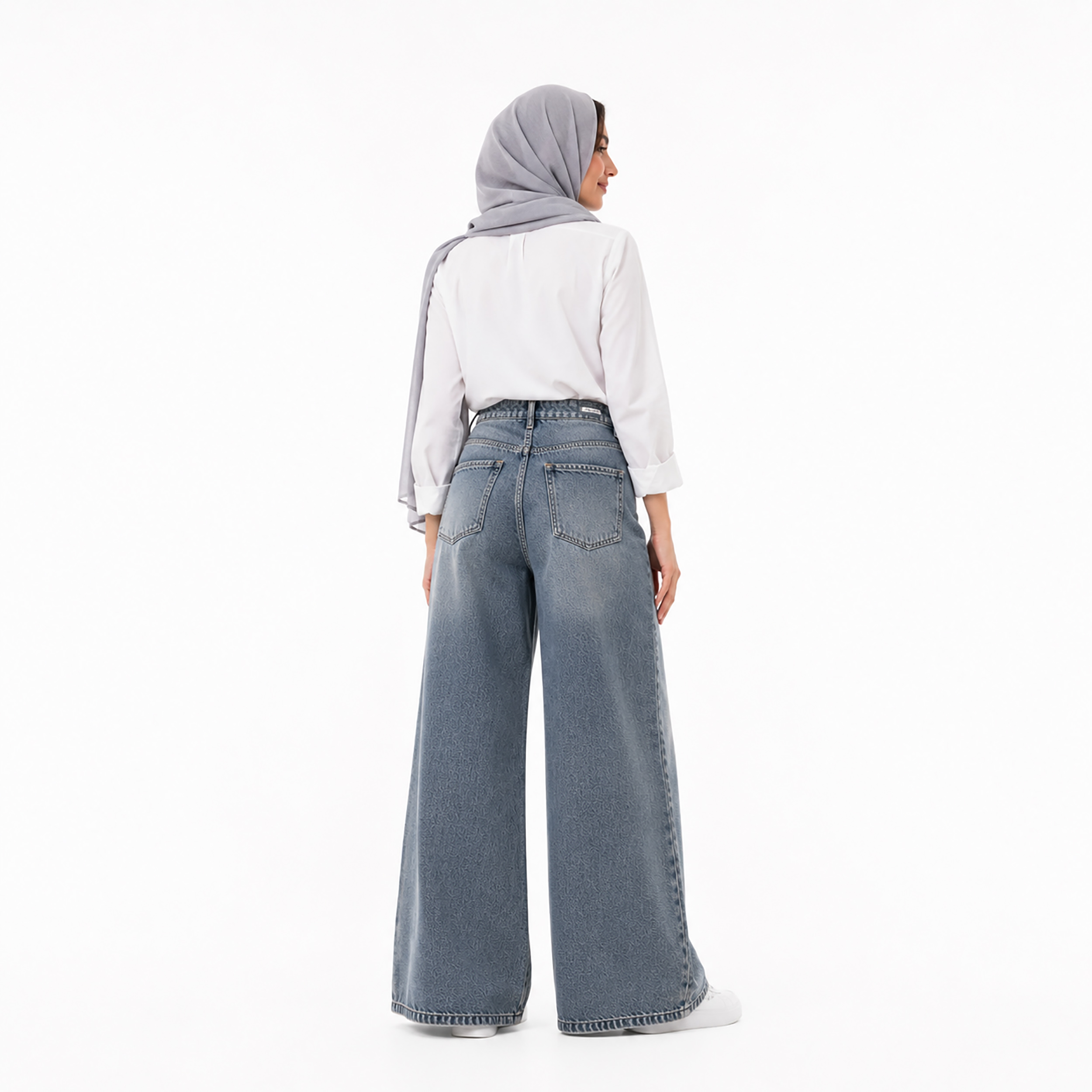 شلوار جین فلر بگ زنانه