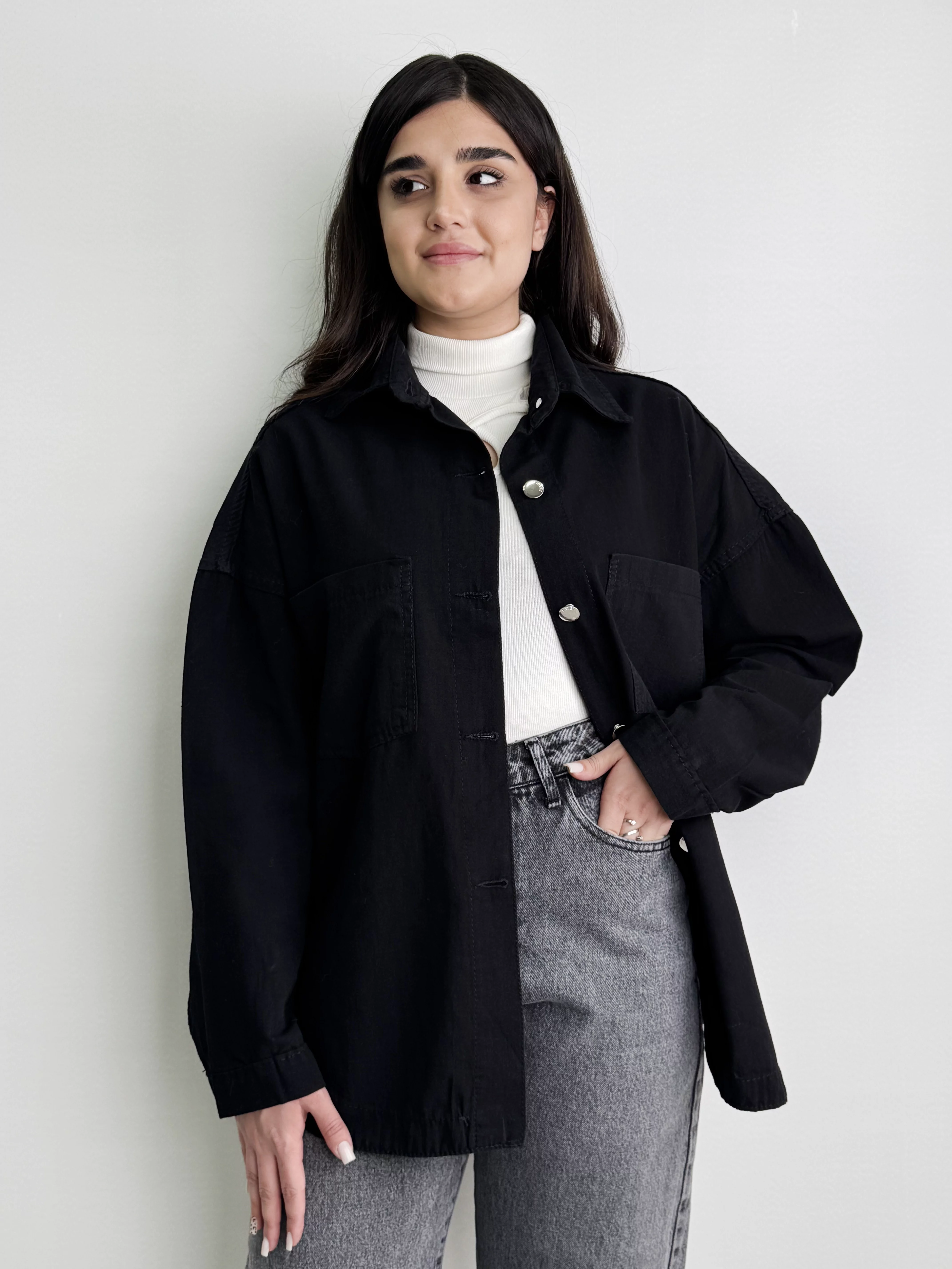 شومیز لینن مشکی