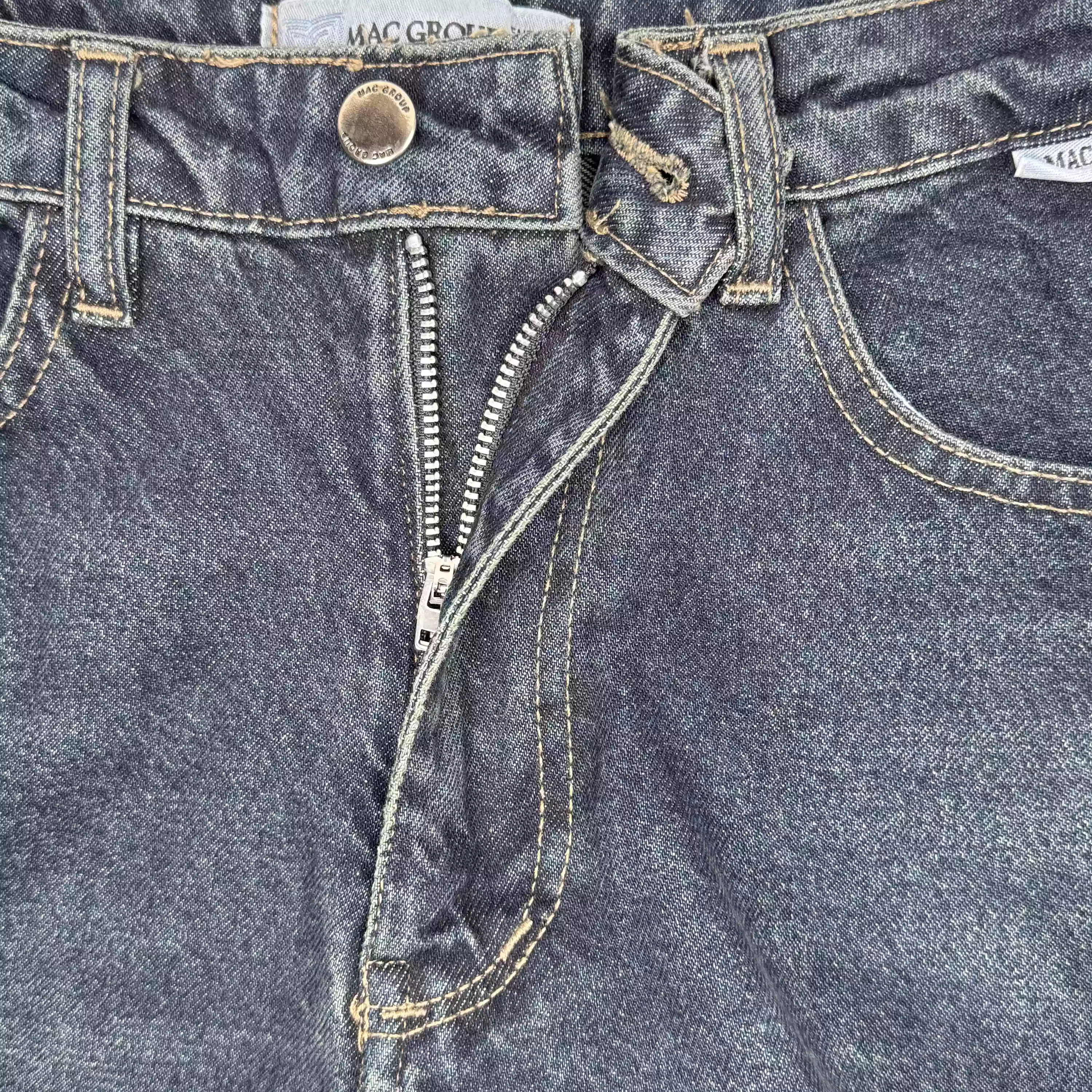 شلوار جین فلر بگ زنانه کمر ساده 